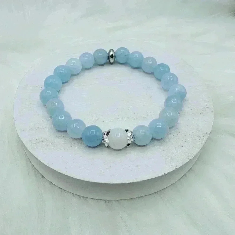 Silver Skye Beaded Bracelet